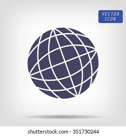  Globe earth icon
