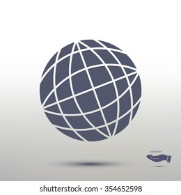 Globe earth icon