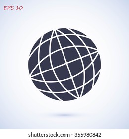  Globe earth icon
