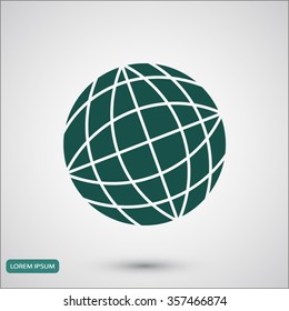  Globe earth icon