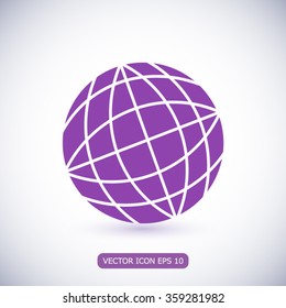  Globe earth icon