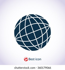  Globe earth icon