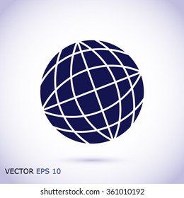  Globe earth icon