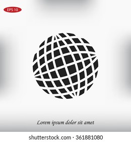 Globe earth icon