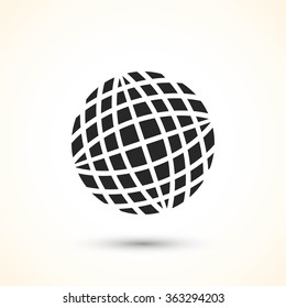Globe earth icon