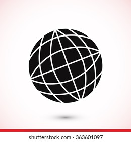  Globe earth icon