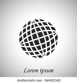 Globe earth icon