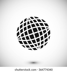 Globe earth icon