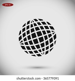 Globe earth icon