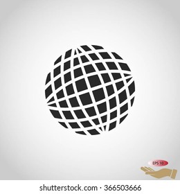 Globe earth icon