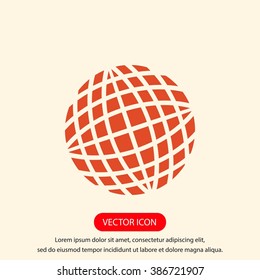 Globe earth icon