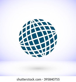 Globe earth icon