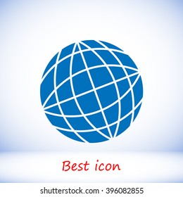  Globe earth icon