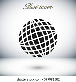Globe earth icon