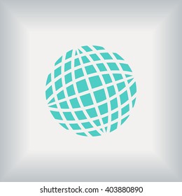 Globe earth icon