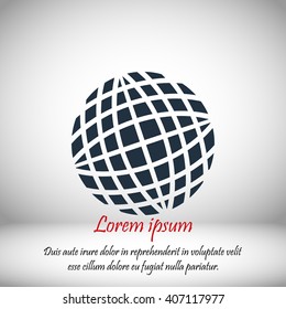 Globe earth icon