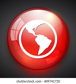 Globe earth icon