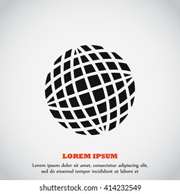 Globe earth icon