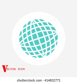 Globe earth icon