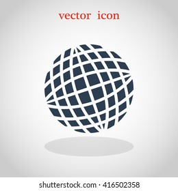 Globe earth icon