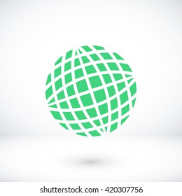 Globe earth icon