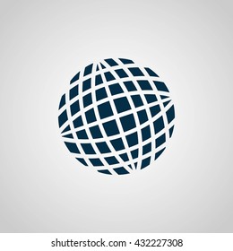 Globe earth icon