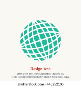 Globe earth icon