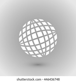 Globe earth icon
