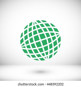 Globe earth icon