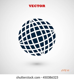 Globe earth icon