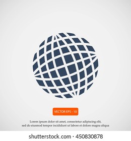 Globe earth icon