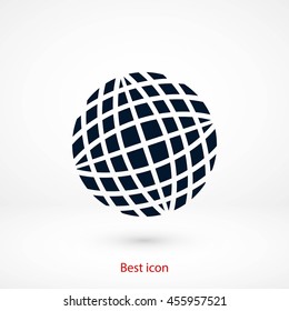 Globe earth icon