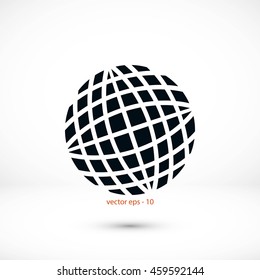 Globe earth icon