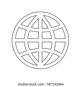 Globe earth icon