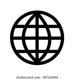 Globe earth icon