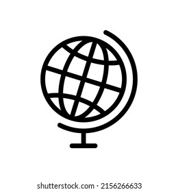 Globe earth icon for apps and web sites