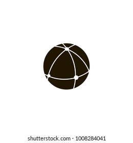 globe earth icon. sign design