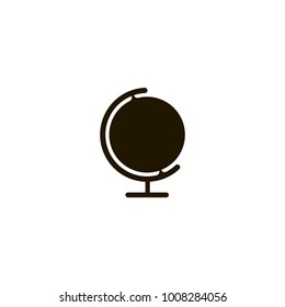 globe earth icon. sign design