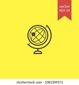 globe earth. globe earth icon. sign design. Vector EPS 10