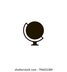 globe earth icon. sign design