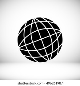 Globe earth icon, vector best flat icon, EPS