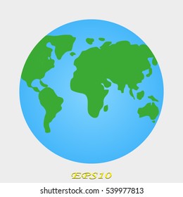globe, earth, icon, vector illustration EPS 10