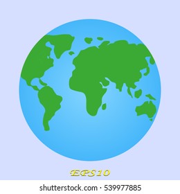 globe, earth, icon, vector illustration EPS 10