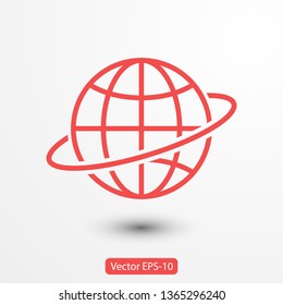 Globe earth icon. World icon