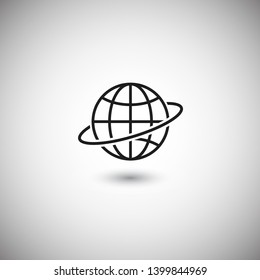 Globe earth icon. World icon