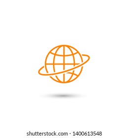 Globe earth icon. World icon
