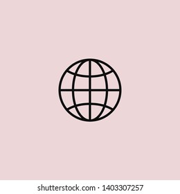 Globe earth icon. World icon