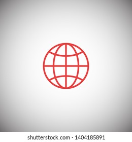 Globe earth icon. World icon