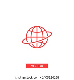 Globe earth icon. World icon