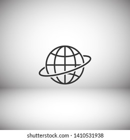 Globe earth icon. World icon